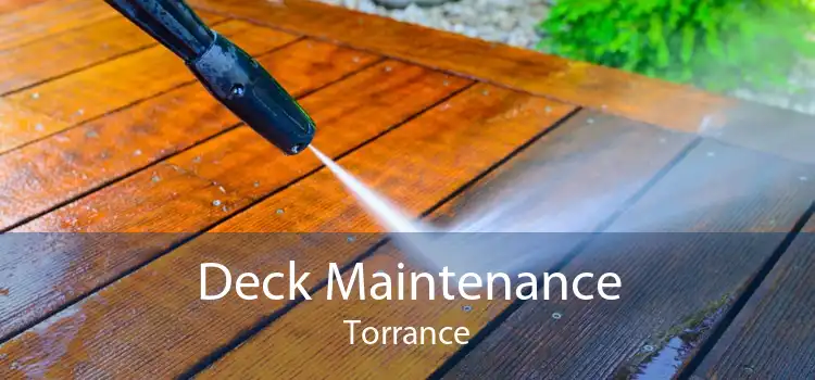 Deck Maintenance Torrance